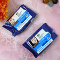 Beautiful Basics Dry & Sensitive Skin Face Wipes twin pack for gentle cleansing.