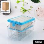 Compact 2-in-1 soap roller with integrated brush for hands-free laundry.