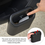 RoadBuddy brand car trash can mounted neatly in vehicle interior