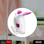 Compact and ergonomic handheld steamer, ideal for both garments and facial spa.
