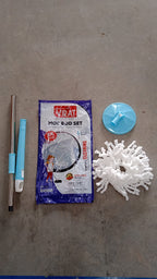 Machine washable microfiber mop head refill for the 360° spin mop.