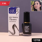 Close-up of waterproof mascara packaging highlighting long-lasting wear
