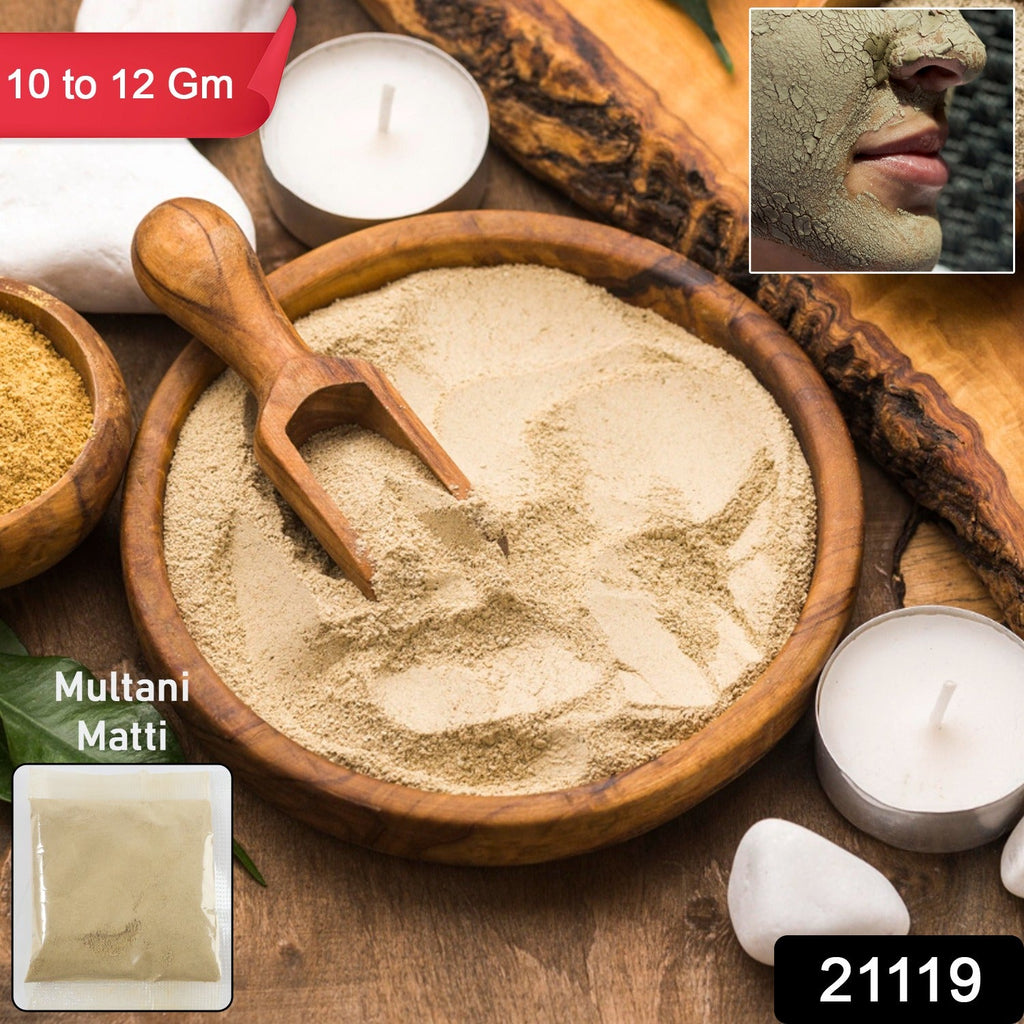 Fuller's Earth powder sachet for skin cleansing