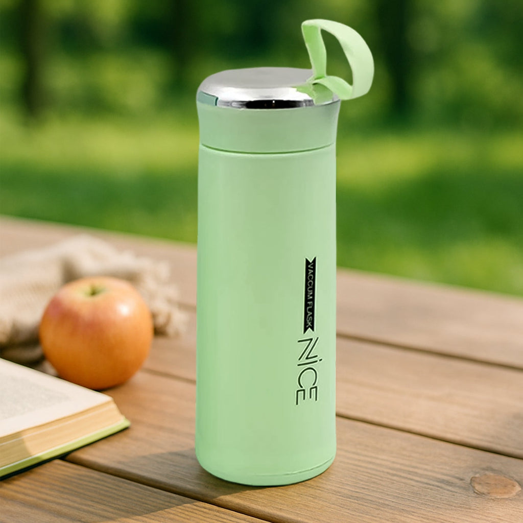 Glass Water Bottle 400ml leak proof main product image showing elegant design