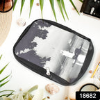Compact Glimmerly portable storage bag for women, showcasing its sleek profile.