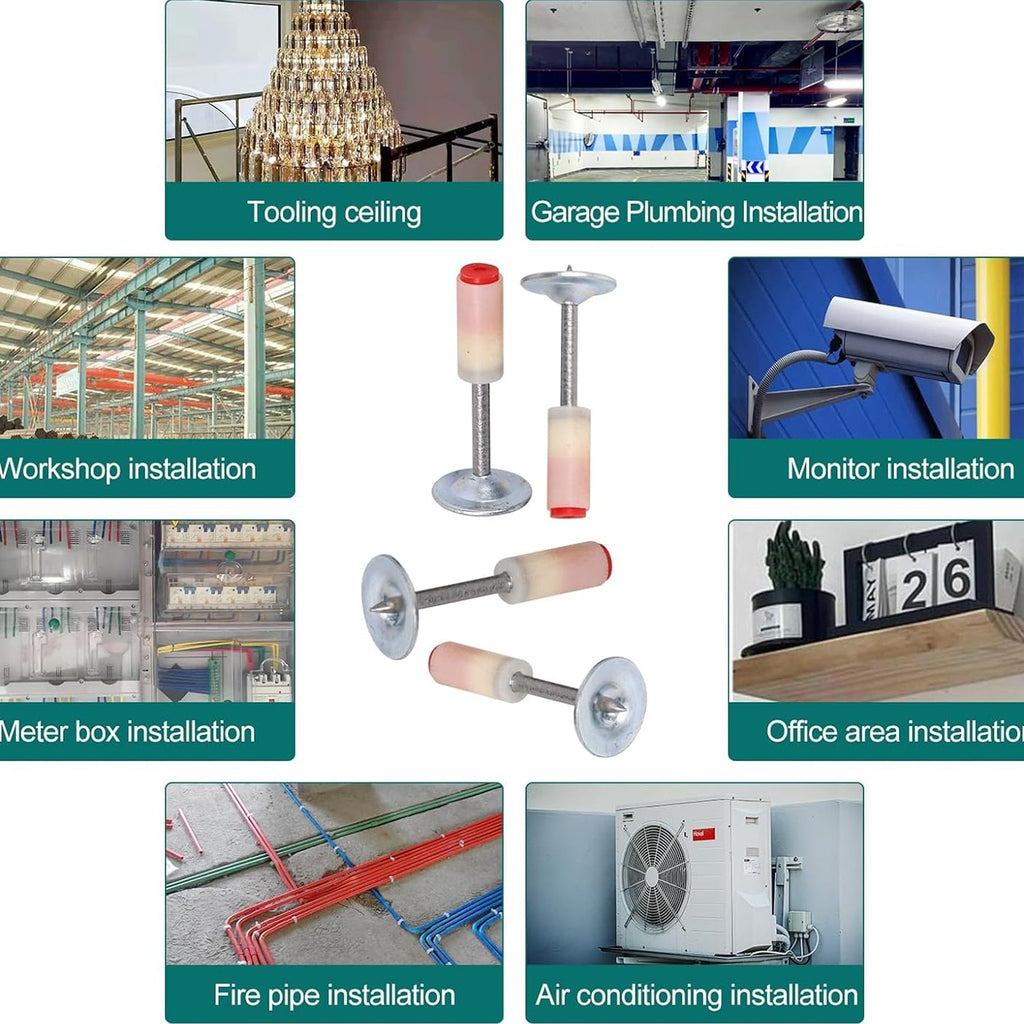 Conveniently packaged QuickFix steel nails, easy to load and store.