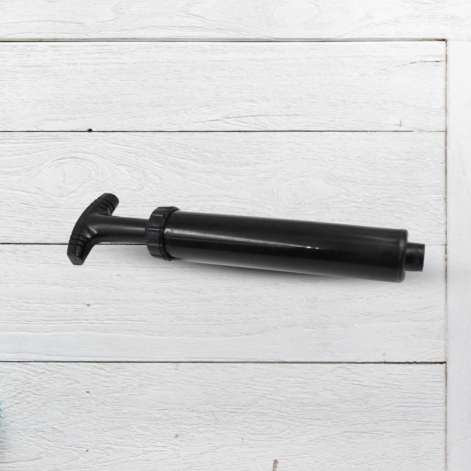 Close-up of the ball pump with both plastic and metal pins.