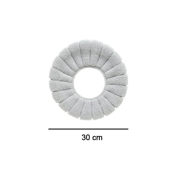 Texture of the soft coral velvet material, highlighting the luxurious feel of the Toilet Seat Cover.