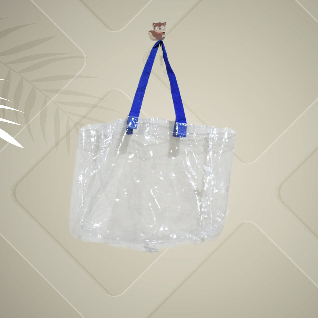 Lightweight transparent bag, easy to carry for various uses.