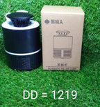 Dimensions of the compact FlyTamer mosquito killer lamp, measuring 19x13 cm, packaged in a white box.