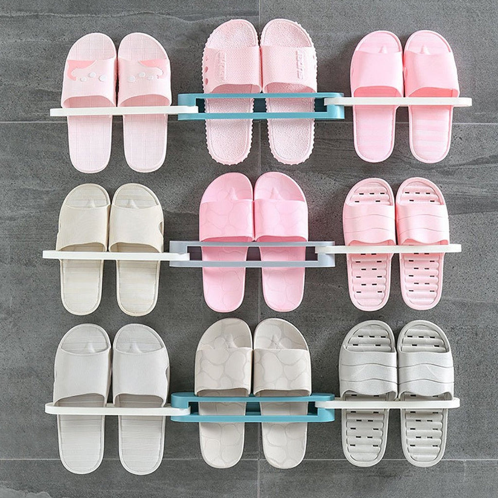 Detailed view highlighting the compact dimensions and design features of the shoe rack.
