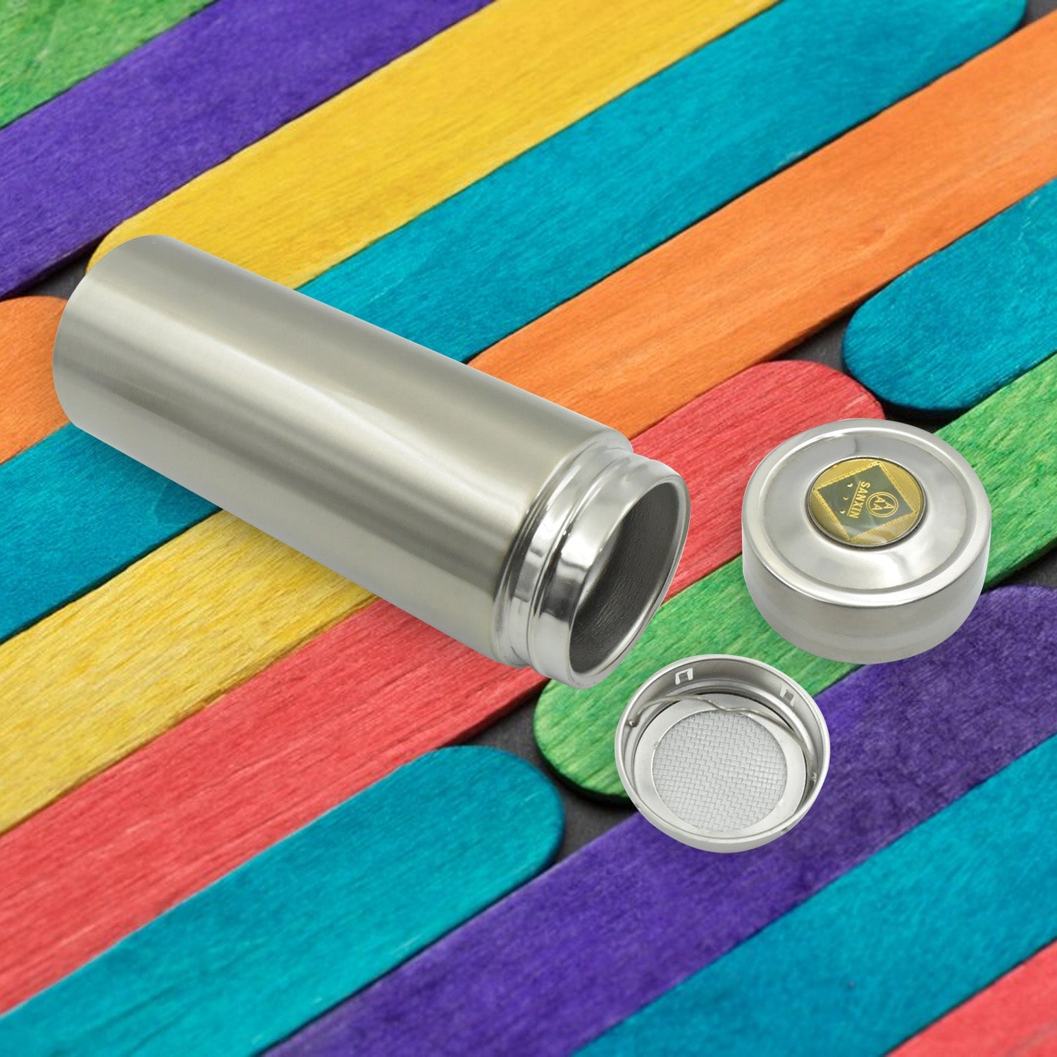 The leak-proof water bottle from Indo Glow, perfect for active lifestyles.