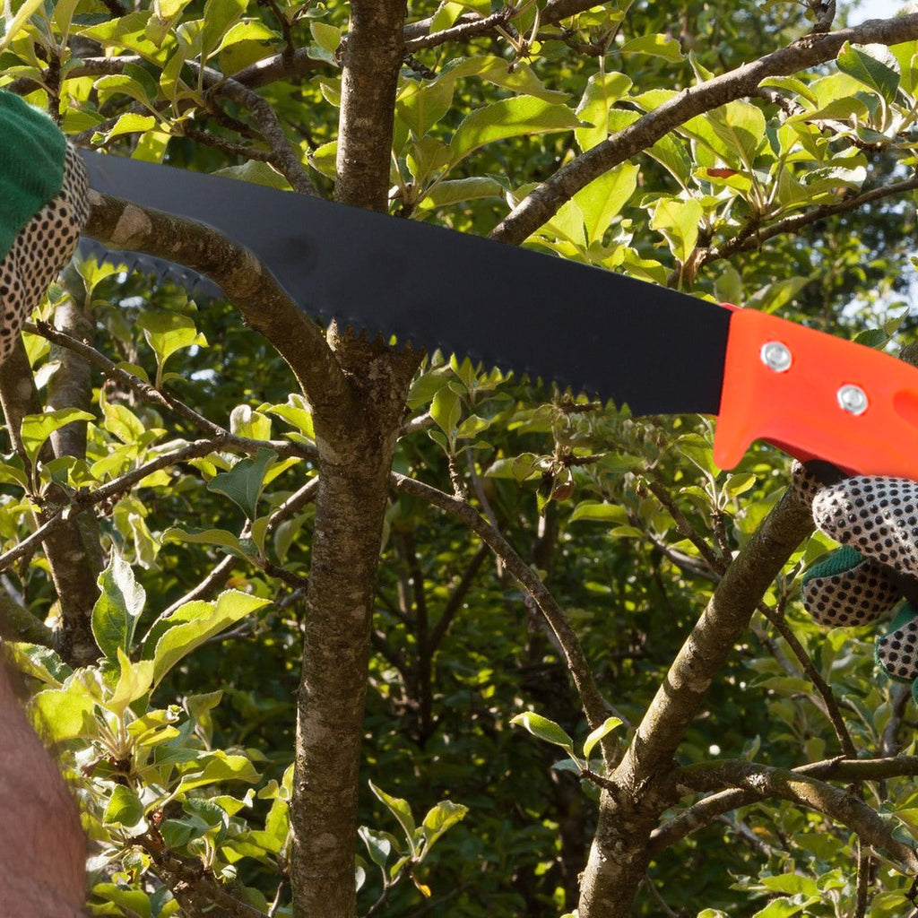 Packaging for the Grow Garden Tools hand pruning saw.