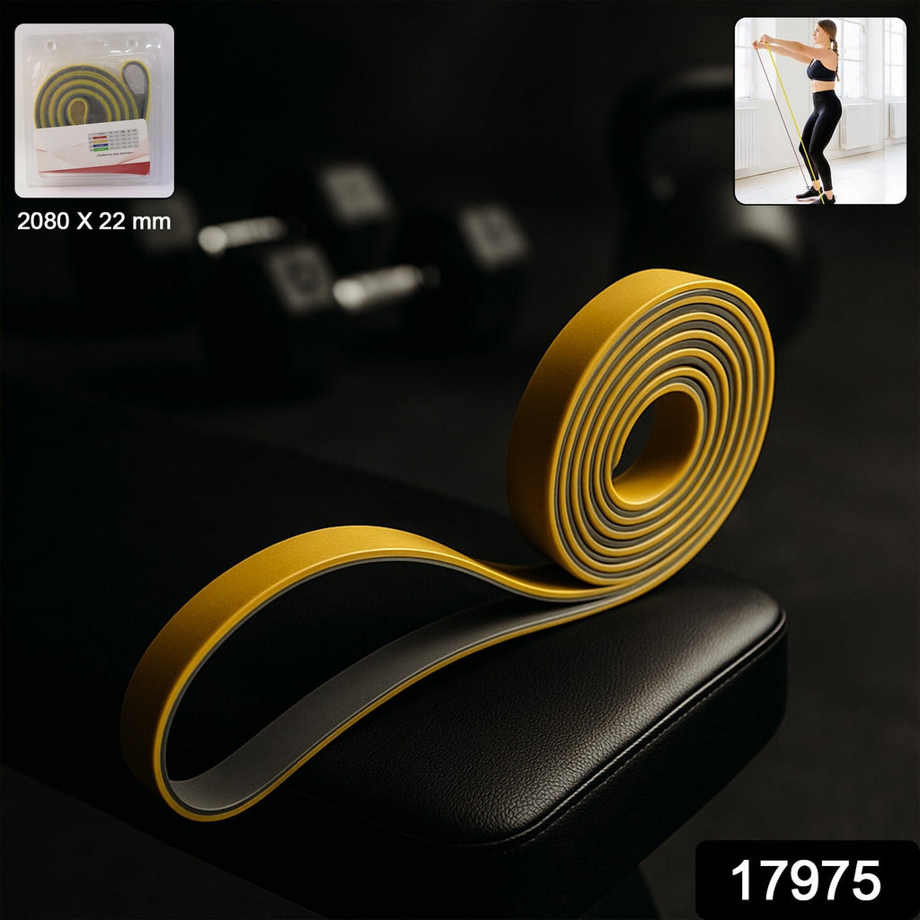 Resistance Loop Band in use during fitness and stretching workout session