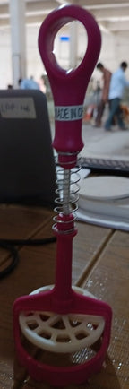 Versatile kitchen potato masher for vegetables and fruits.