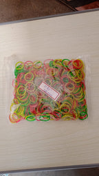 Pile of flexible nylon rubber bands, suitable for a wide range of organizing tasks.