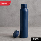 Close-up of screw cap on leak-proof reusable water bottle 500ML