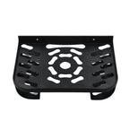 Wall-mounted Set Top Box Stand from , neatly holding a DTH receiver and remote.