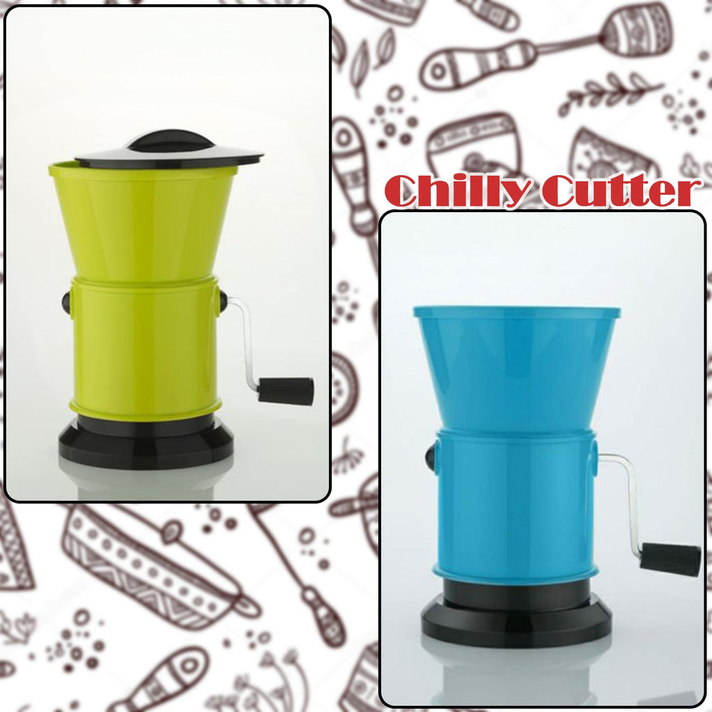Chilly cutter and grinder showcasing its sharp and effective blade system