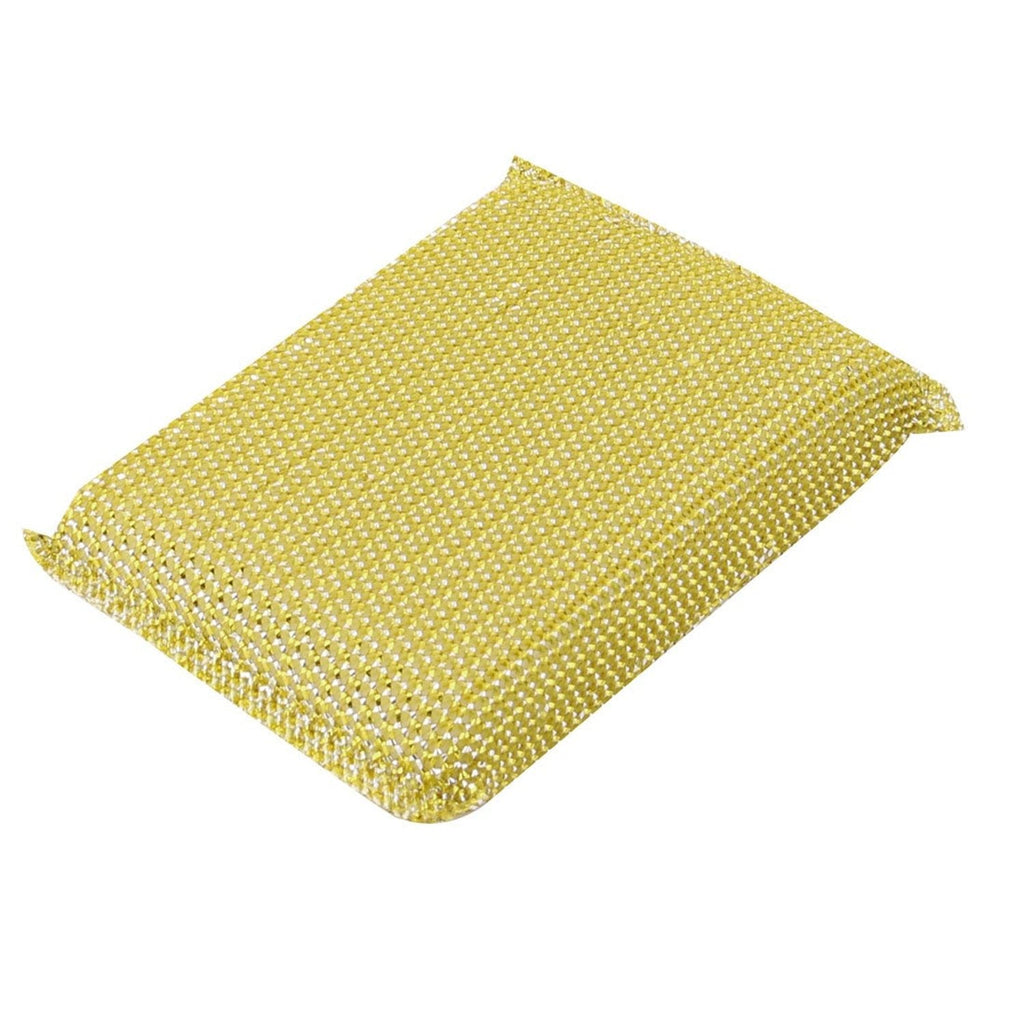 Stack of 12 scratch proof kitchen scrubber pads, perfect for everyday utensil cleaning.