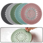 Grid pattern on the shower drain cover ensures optimal water flow while stopping unwanted particles.