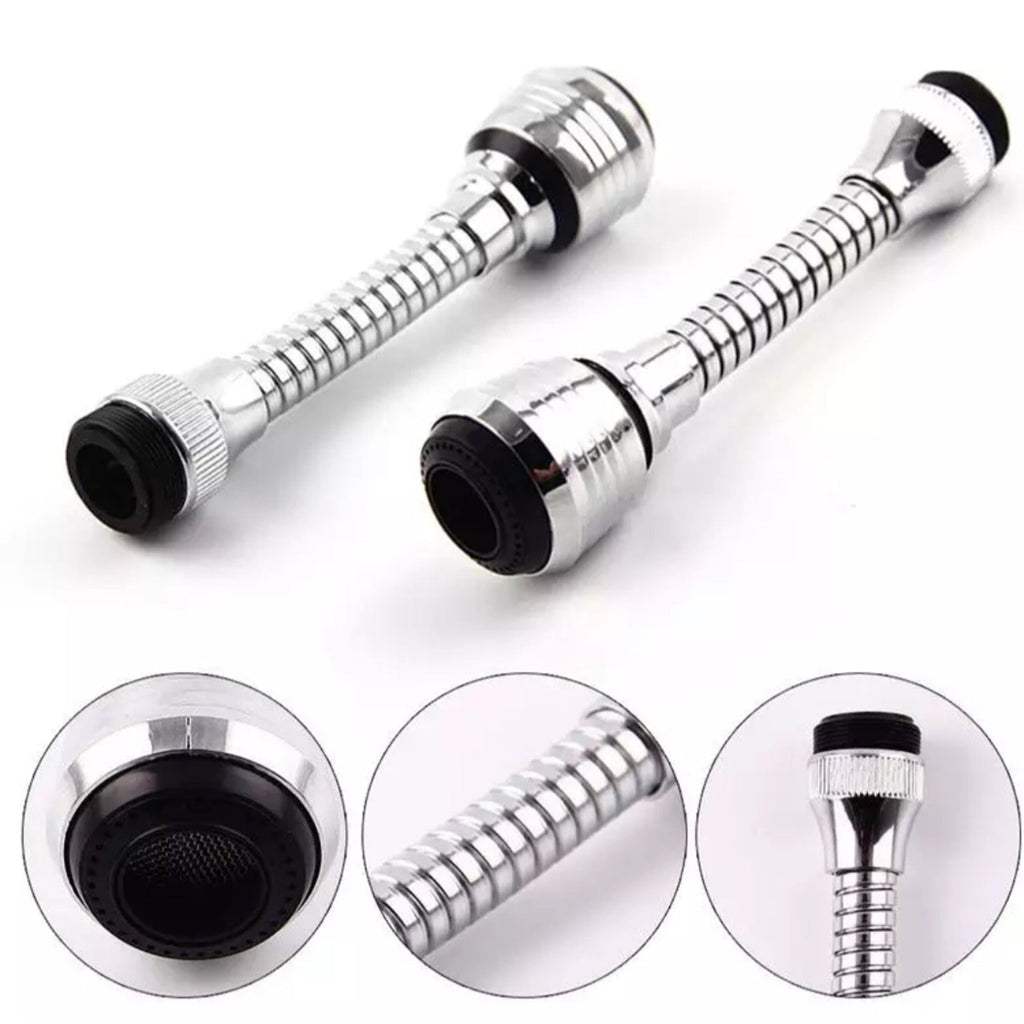Flexible water sprayer with adjustable nozzle for garden watering.