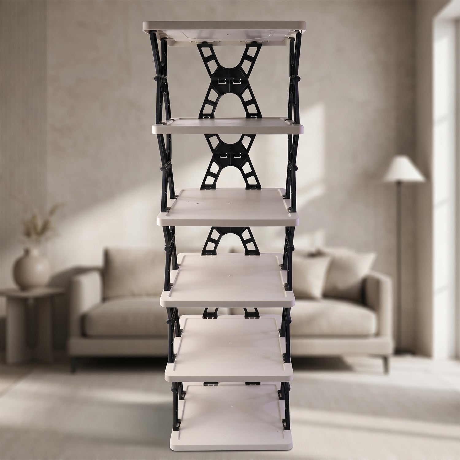 Durable kitchen storage rack organizer for home organization