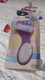 VelvaBloom 4-in-1 Pedicure Tool, a versatile foot scrubber with pumice stone and emery file.