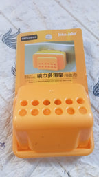 Multipurpose kitchen sink caddy, perfect for keeping sponges and soap dry.