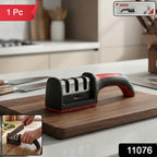 Compact kitchen knife sharpener tool for restoring dull blades