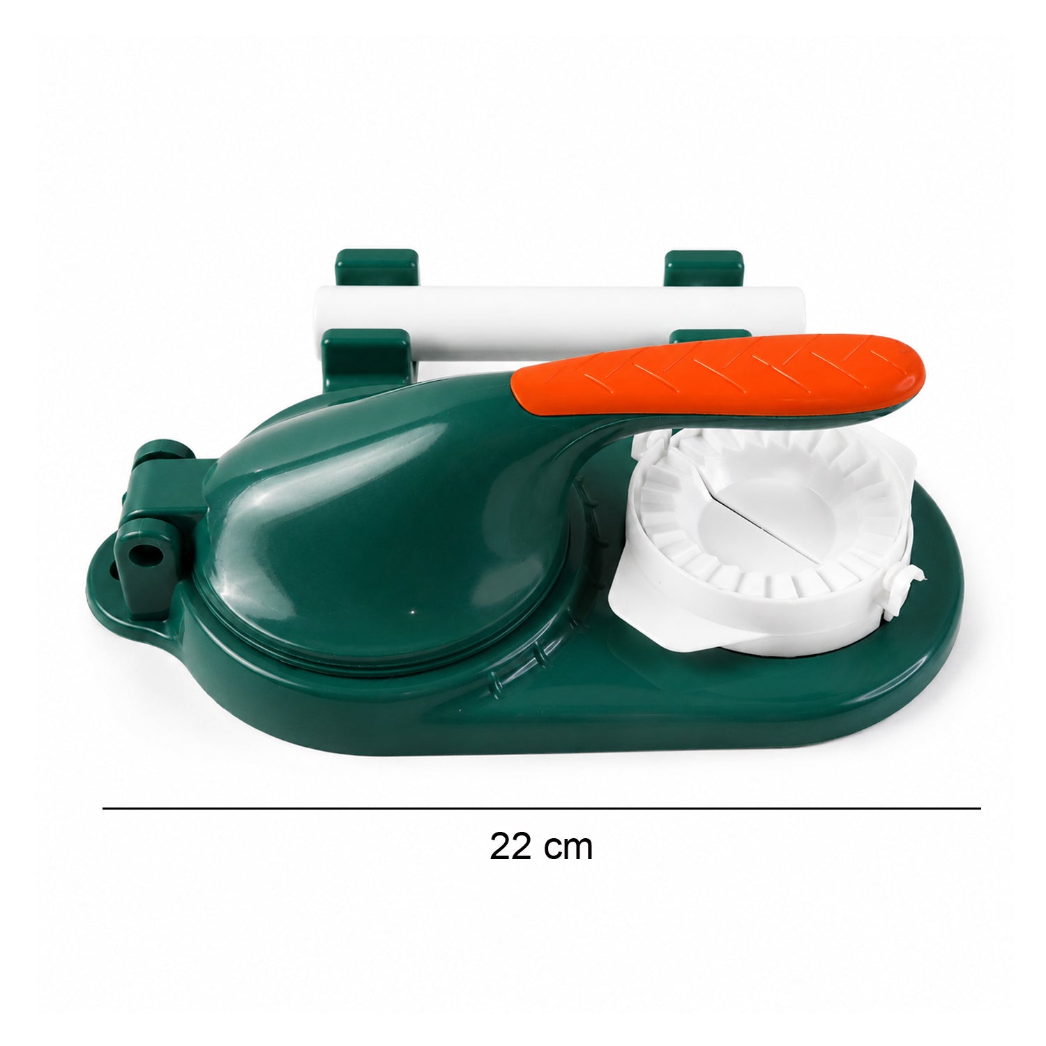 Mini puri press placed on white background