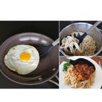 Heat-resistant non-stick turner with a comfortable, ergonomic grip.