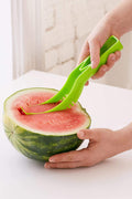 Easy-to-use plastic watermelon cutter slicer for perfect fruit slices.