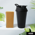 Leak-proof insulated shaker bottle with BPA-free material for hot and cold drinks