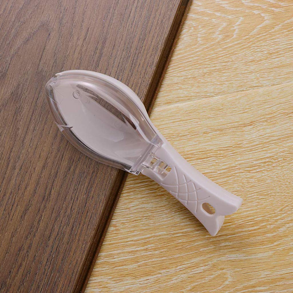 Durable Fish Scale Scraper made from ABS and AS materials, ready for use.