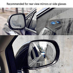 Waterproof anti-fog protective film for car mirrors ensuring clear vision