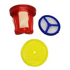 Multiple angles of the Water Tap Filter, emphasizing its universal fit.