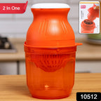 Manual juicer for anytime use, perfect for fruits and vegetables