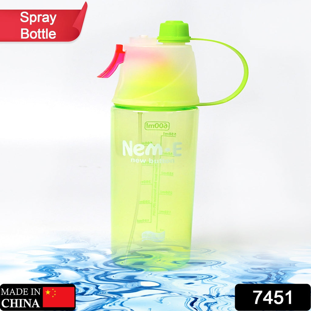 The BPA-free 600ml sports water bottle in a sleek design, showcasing its non-toxic material.