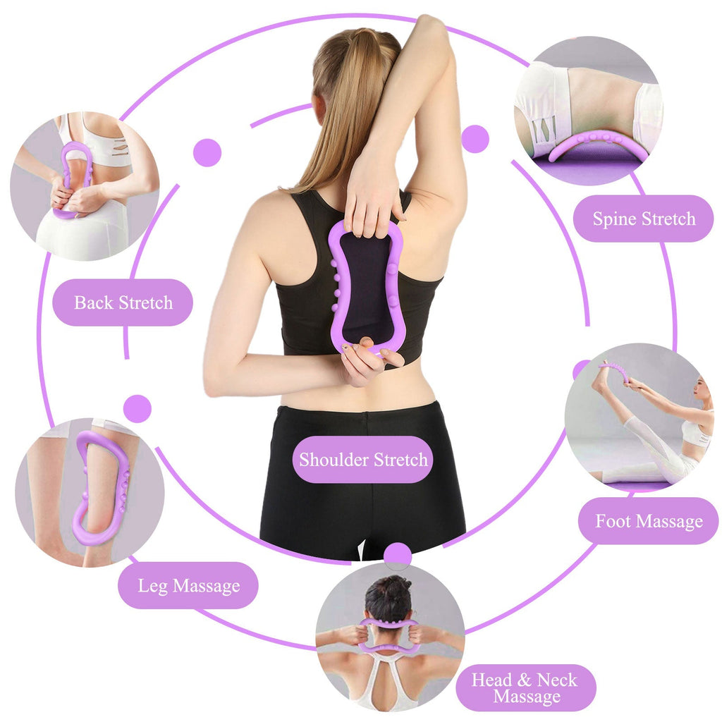 Compact fitness ring for yoga and Pilates exercises.