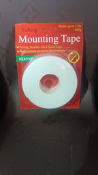 Close-up texture of double sided foam mounting tape surface