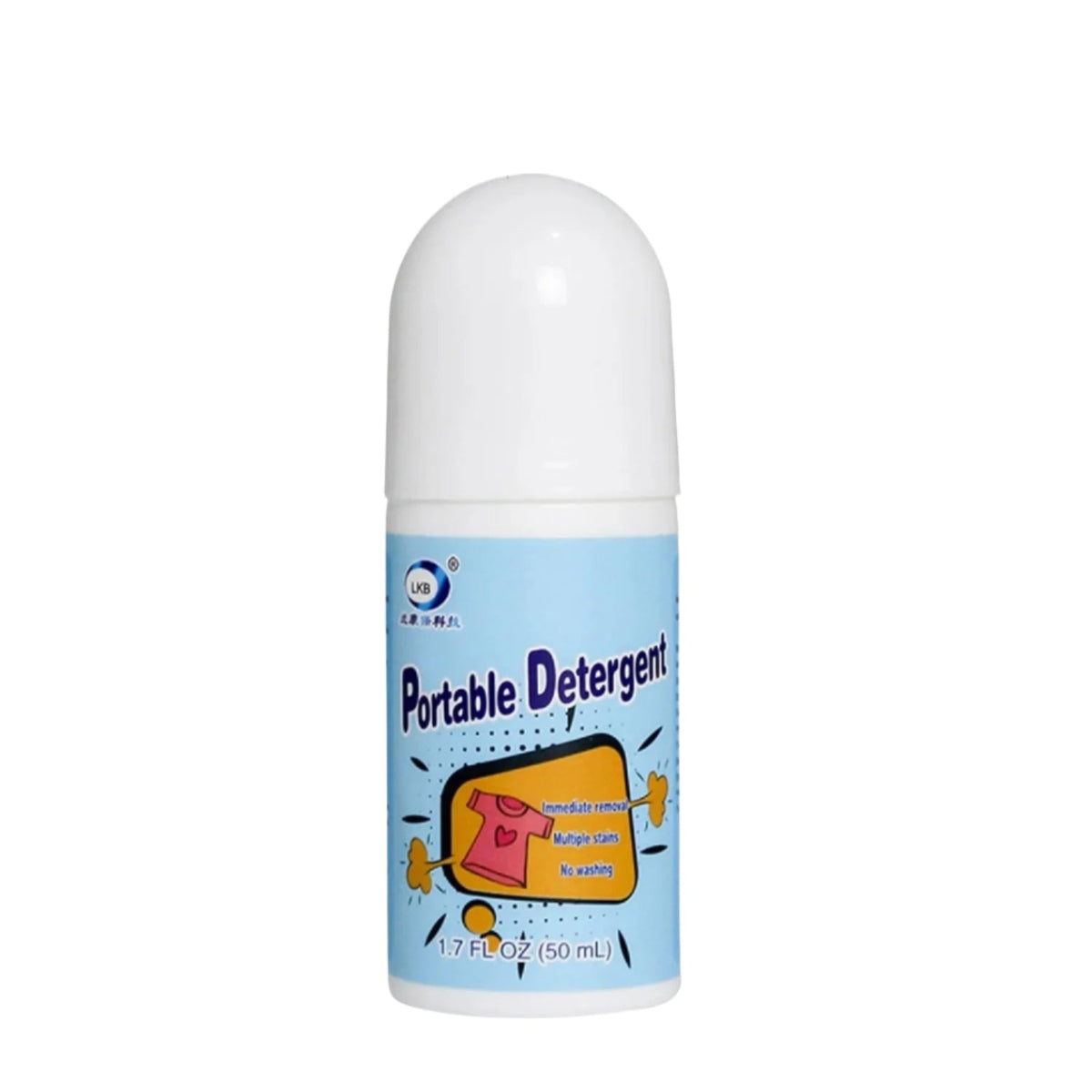 Compact 50ml clothes stain remover roller for quick application.