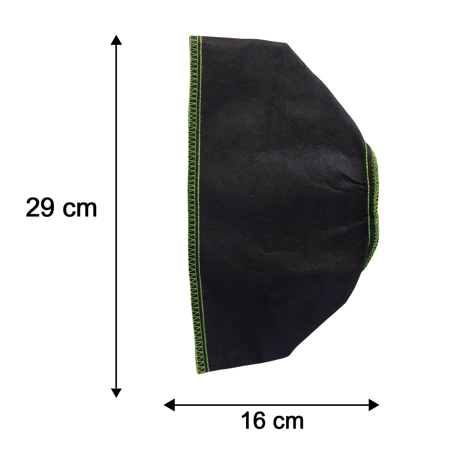 Front view of compact foldable fabric storage box