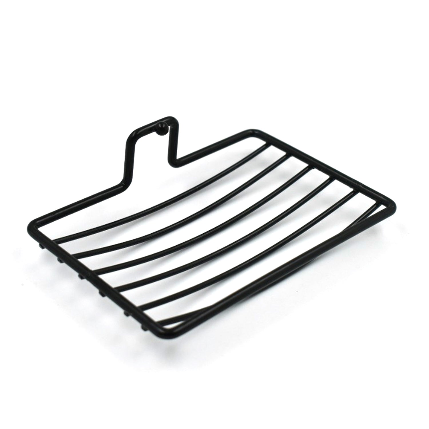 Two wall mount soap racks neatly installed in a modern bathroom, holding bar soaps.