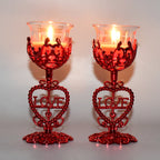 Modern design tea lights holder for romantic and festive room decor