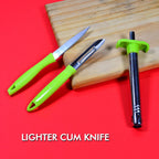 Compact Ganesh kitchen lighter with knife and peeler, ideal for daily use.