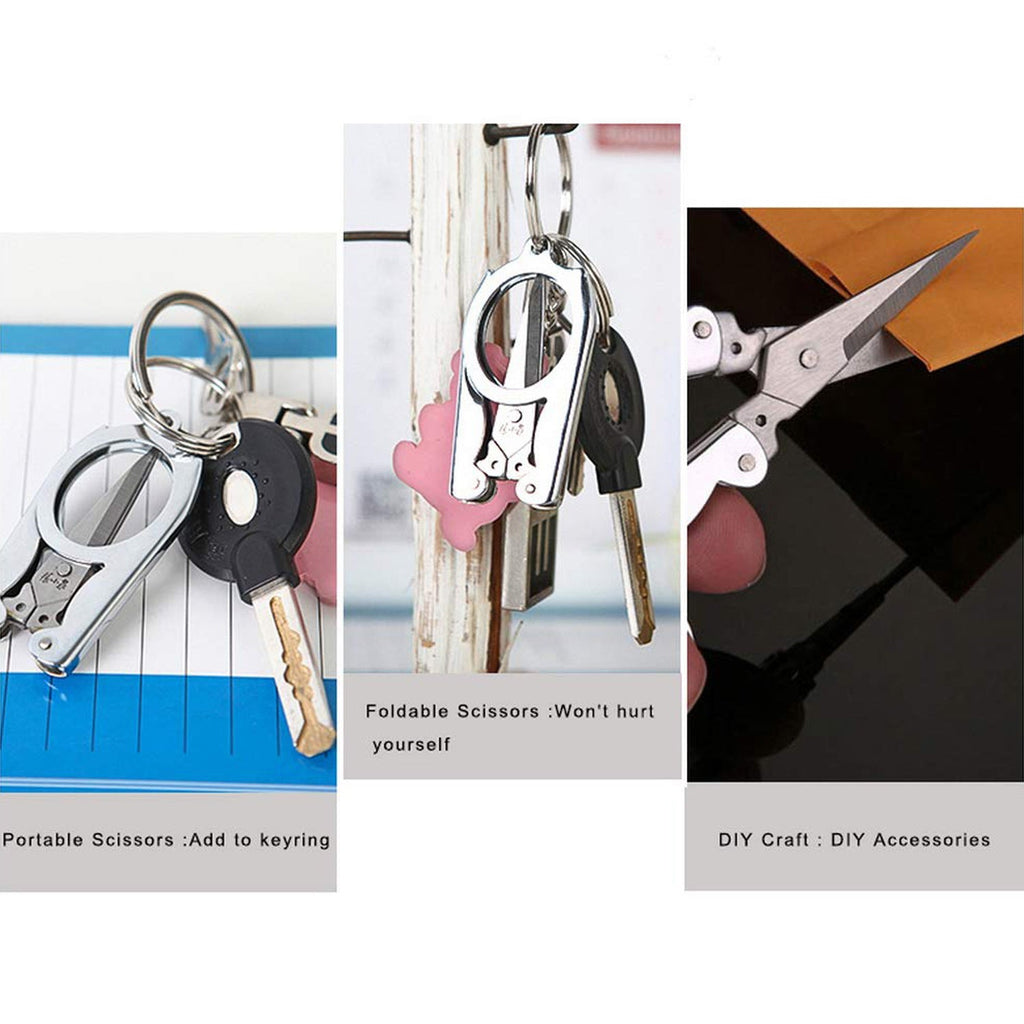Display of the 3.5-inch folding scissor, highlighting its portability.