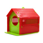 Cozy wooden bird house providing a safe nesting spot for small birds in your outdoor space.