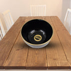 Ceramic coffee cup set, part of the elegant 4-piece collection, ready for use.