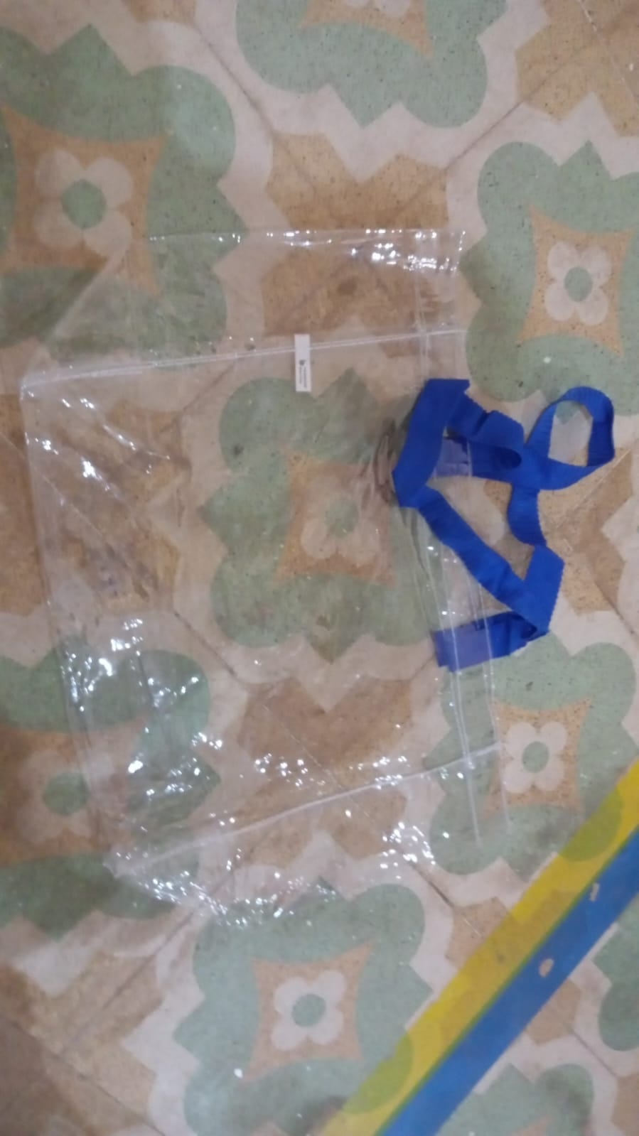 Transparent gift bag from Velvet Organizers, ready for your special occasion.
